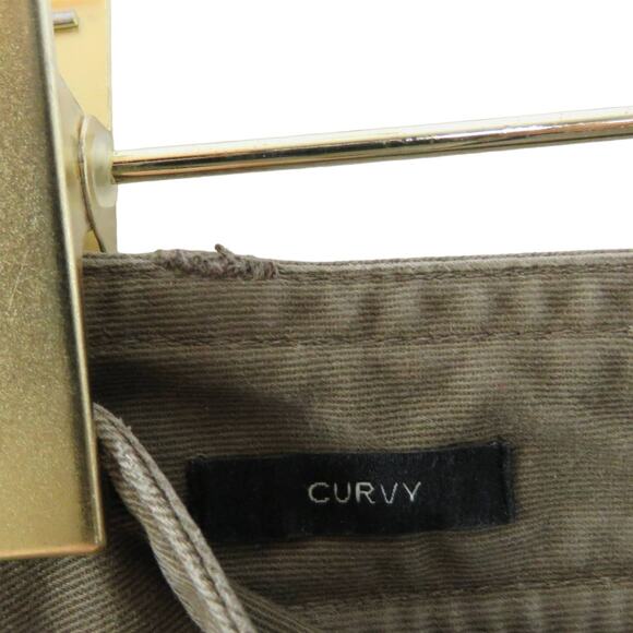 90s Vintage Talbots Straight Leg Pants Curvy Brown Green Trousers Size 6 30" - Picture 5 of 5